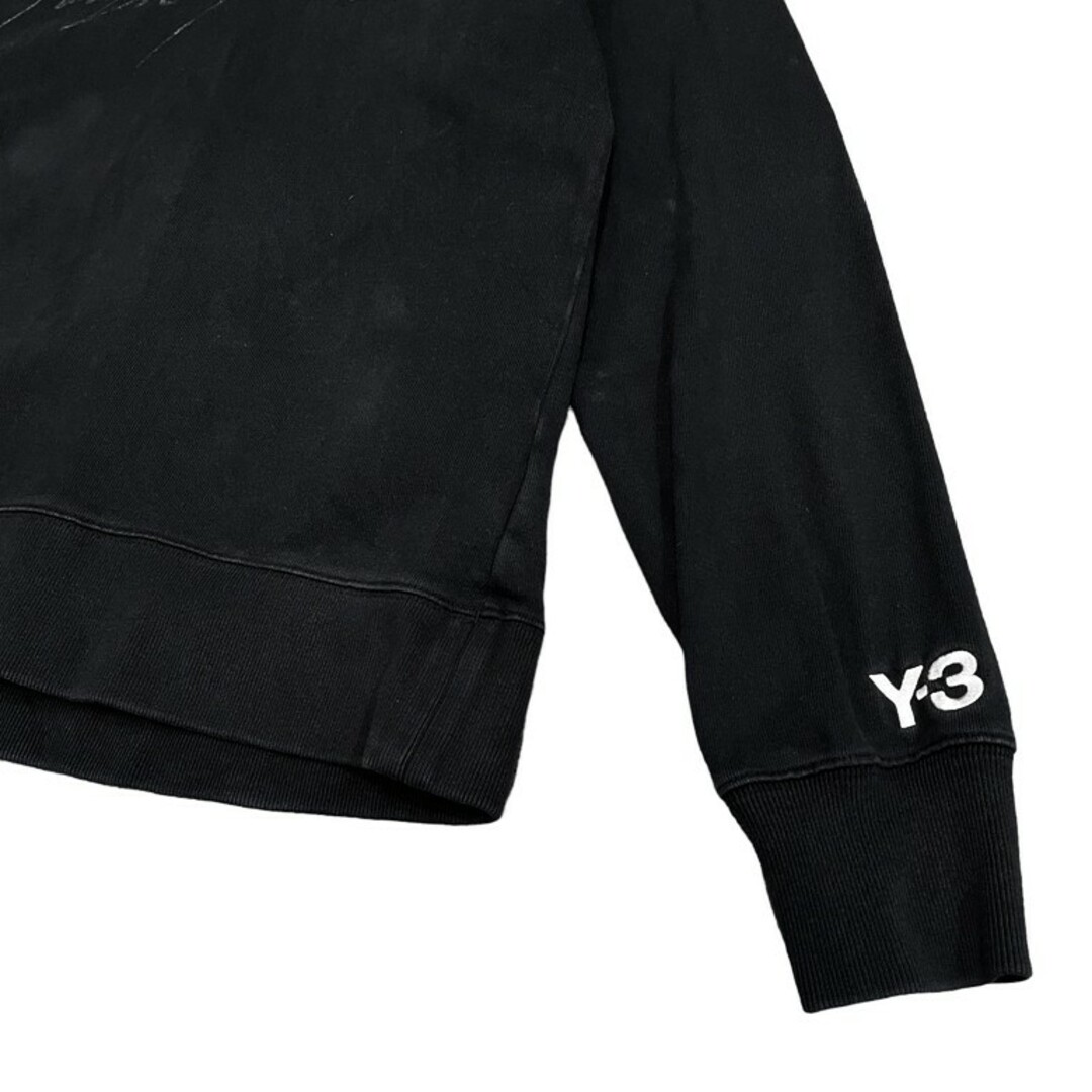 Y-3(ワイスリー)のY-3 20SS ロゴプリント袖刺繍ビンテージコットンジャージーパーカー フーディ FP8691 定価38,500円 Yohji Yamamoto adidas メンズのトップス(パーカー)の商品写真