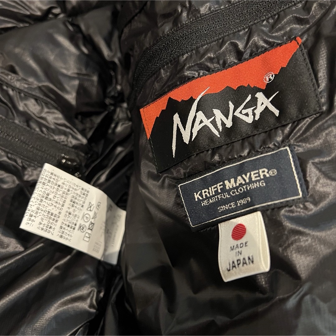 NANGA×KRIFF MAYER(ナンガ×クリフメイヤー)の美品 NANGA コラボウルトラライトハイカーダウンジャケット メンズのジャケット/アウター(ダウンジャケット)の商品写真