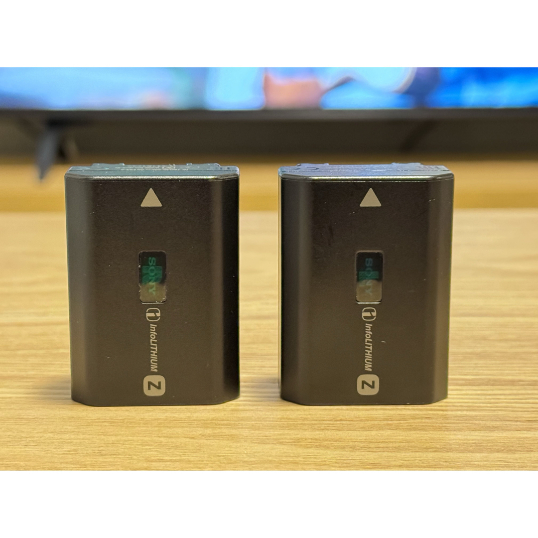 純正品】SONY NP-FZ100 バッテリー 2個 純正品】SONY NP-FZ100 バッテリー 2個
