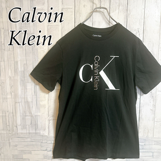 カルバンクライン(Calvin Klein)の【USA輸入】カルバンクライン　Tシャツ　ユニセックス　黒　CK アメリカ(Tシャツ(半袖/袖なし))