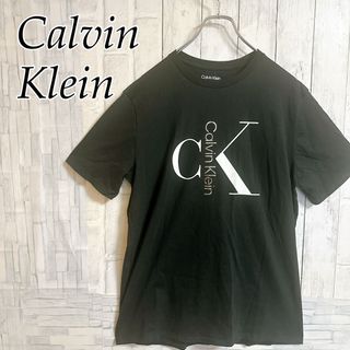 カルバンクライン(Calvin Klein)の【USA輸入】カルバンクライン　Tシャツ　ユニセックス　黒　CK アメリカ(Tシャツ(半袖/袖なし))