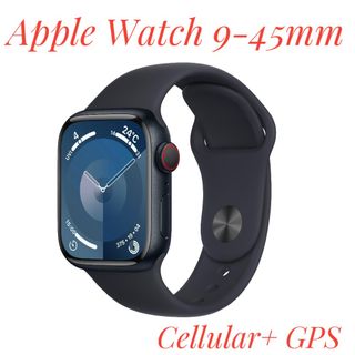 アップルウォッチ(Apple Watch)のApple Watch Series 9 45mm セルラーミッドナイト(その他)