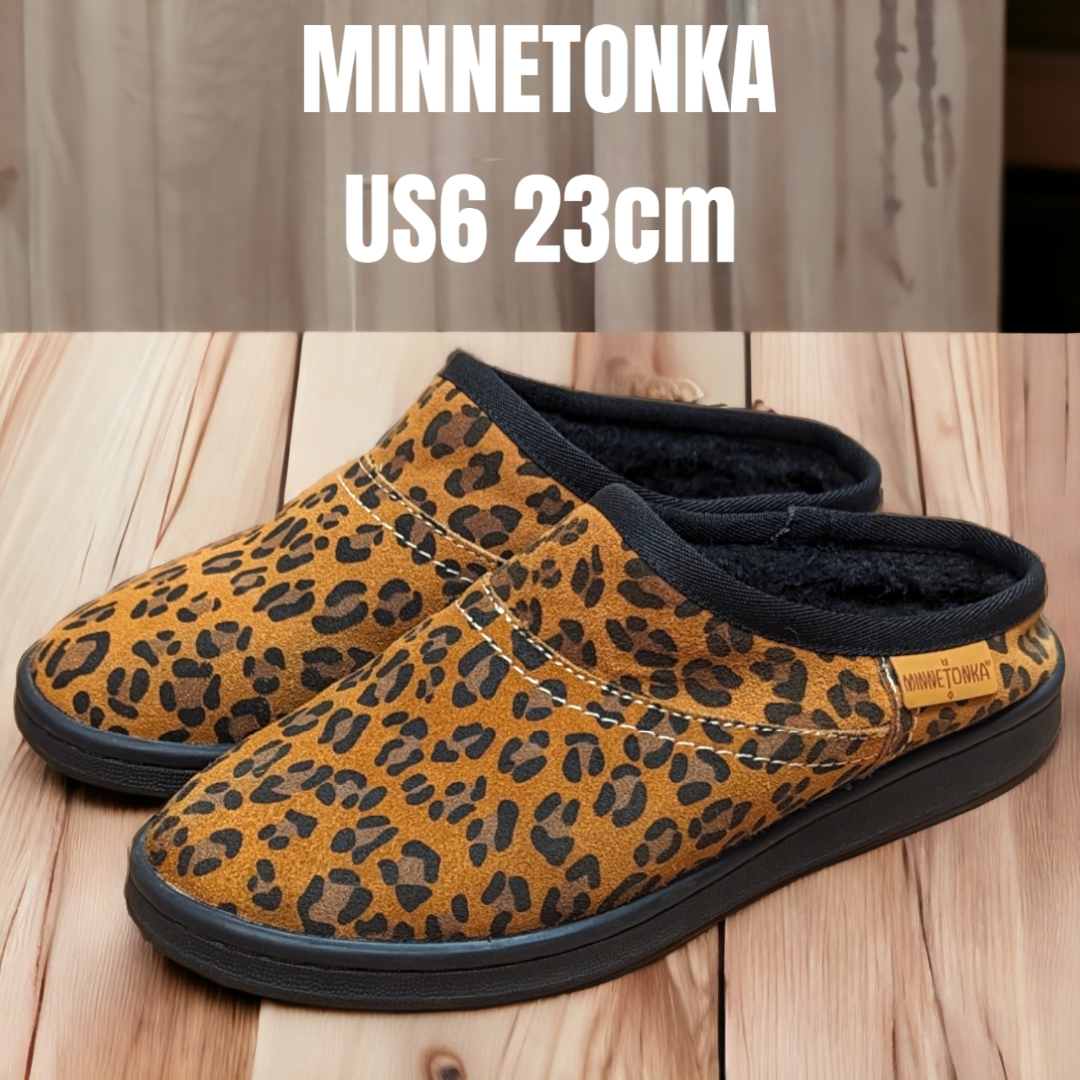 Minnetonka(ミネトンカ)のMINNETONKA ミネトンカ スリッポン スリッパ ムートン 23cm レディースの靴/シューズ(スリッポン/モカシン)の商品写真