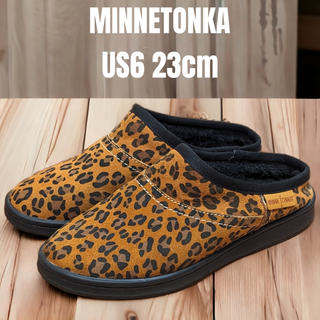 ミネトンカ(Minnetonka)のMINNETONKA ミネトンカ スリッポン スリッパ ムートン 23cm(スリッポン/モカシン)