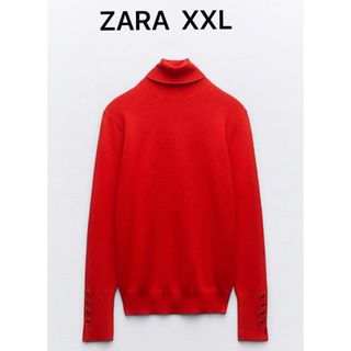 ザラ(ZARA)のZARA ザラ　ベーシック　ハイネックニットセーター(ニット/セーター)