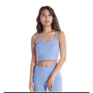 ロキシー(Roxy)のROXY ロキシー 水陸両用 速乾 UVカット ブラトップ  M 新品タグ付き(ヨガ)