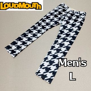 ラウドマウス(Loudmouth)の【LOUDMOUTH】ラウドマウス 防風パンツ 冬ゴルフ 総柄デザイン メンズＬ(ウエア)