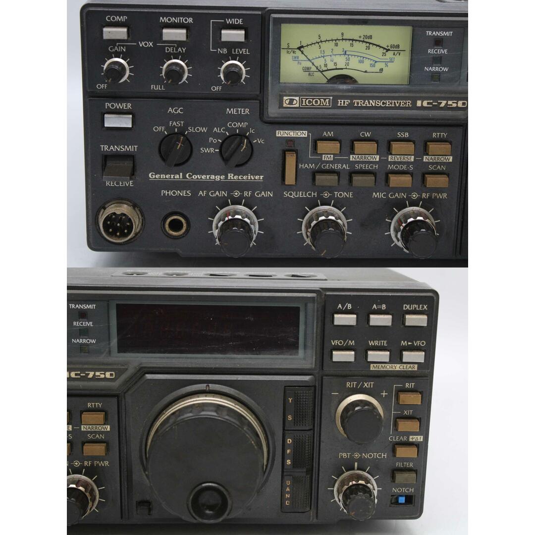 ジャンク アイコム IC-750 HF帯オールバンド トランシーバー ジャンク アイコム IC-750 HF帯オールバンド トランシーバー