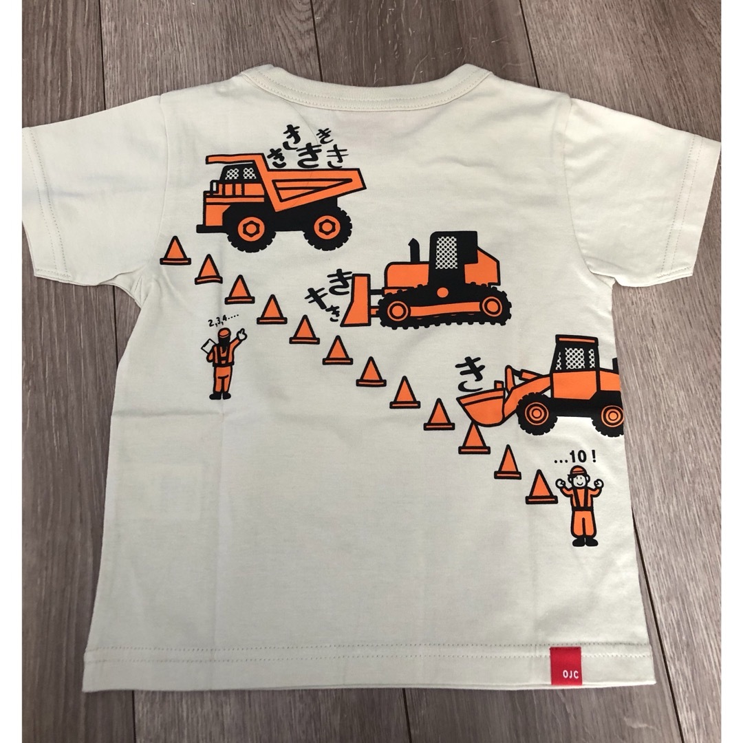 OJICO(オジコ)のオジコ　ojico 乗り物　Tシャツ　パンツ　ズボン　セット　新品　未使用 キッズ/ベビー/マタニティのキッズ服男の子用(90cm~)(Tシャツ/カットソー)の商品写真