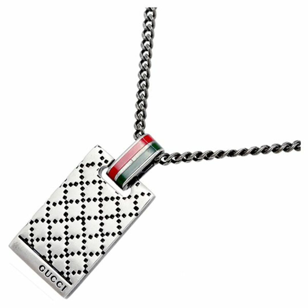 Gucci(グッチ)のグッチ ネックレス ペンダント アクセサリー メンズ レディース シルバー プレート 新品 5787 メンズのアクセサリー(ネックレス)の商品写真