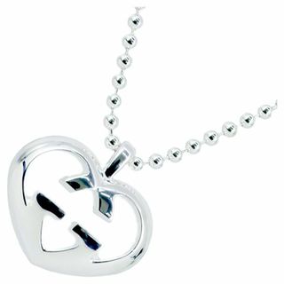 グッチ(GUCCI)のグッチ ネックレス ペンダント アクセサリー レディース シルバー ハートモチーフ 新品 h-j588(ネックレス)