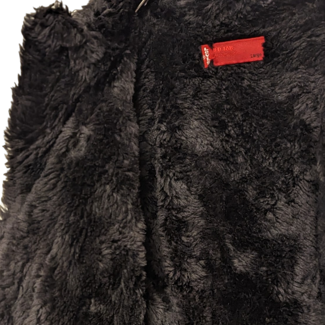 Levi's(リーバイス)のLevi's リーバイス ストライプ デニムコート Lサイズ 裏ボア 防寒コート メンズのジャケット/アウター(チェスターコート)の商品写真