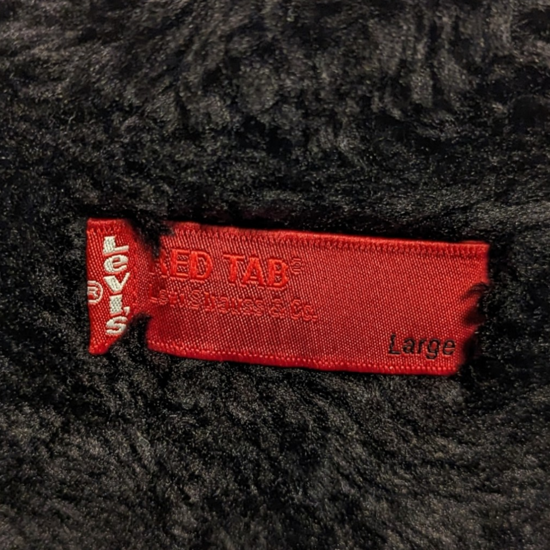 Levi's(リーバイス)のLevi's リーバイス ストライプ デニムコート Lサイズ 裏ボア 防寒コート メンズのジャケット/アウター(チェスターコート)の商品写真