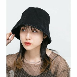 ケービーエフ(KBF)の【BLACK】デニムバケットHAT(ハット)