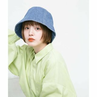 ケービーエフ(KBF)の【L.BLUE】デニムバケットHAT(ハット)