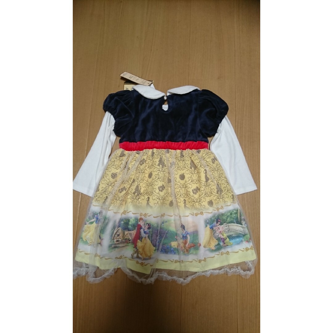 白雪姫(シラユキヒメ)の白雪姫 ワンピース キッズ/ベビー/マタニティのキッズ服女の子用(90cm~)(ワンピース)の商品写真