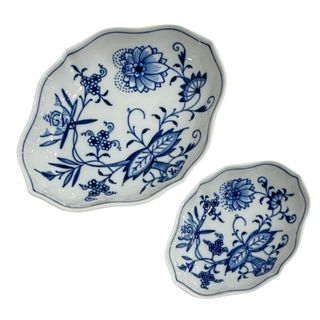 マイセン(MEISSEN)の2点セット MEISSEN マイセン ブルーオニオン 小皿 プレート 陶器【中古】N2401K125(食器)