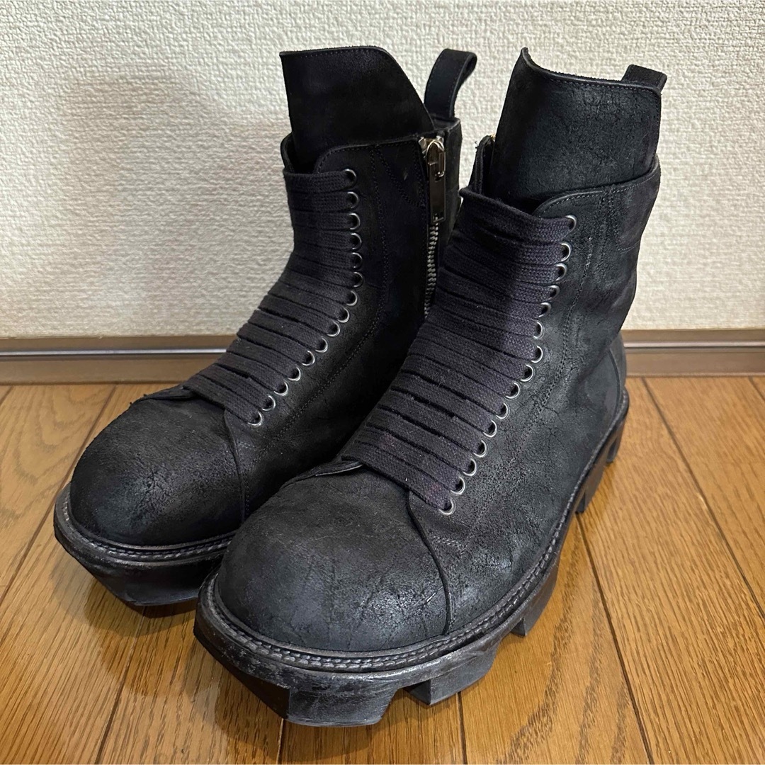 Rick Owens(リックオウエンス)のRick Owens PLINTH BOOTS 42 メンズの靴/シューズ(ブーツ)の商品写真