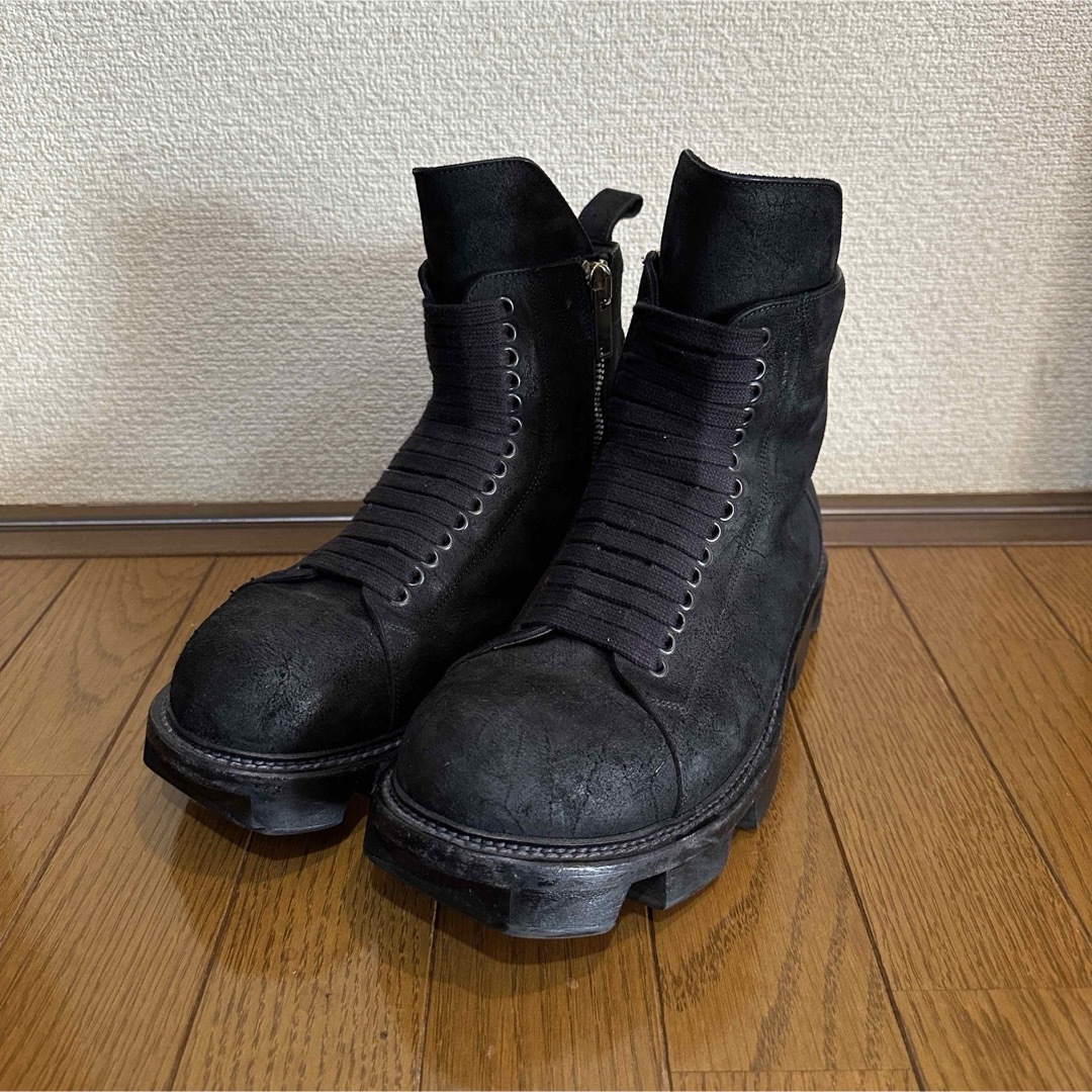 Rick Owens(リックオウエンス)のRick Owens PLINTH BOOTS 42 メンズの靴/シューズ(ブーツ)の商品写真