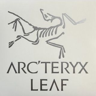 アークテリクス(ARC'TERYX)のセール◆ARCTERYXLEAF アークテリクスリーフ ステッカー◆シルバー◆(その他)