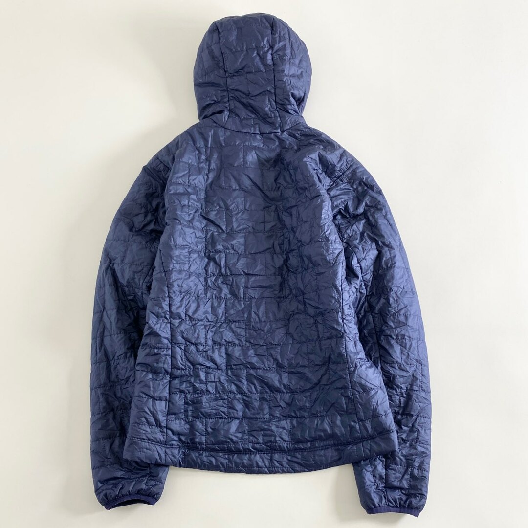 patagonia(パタゴニア)の37A12 patagonia パタゴニア Nano Puff Hoody ナノパフフーディ  XS ネイビー PRIMALOFT プリマロフト ジャケット アウター アウトドア メンズのジャケット/アウター(レザージャケット)の商品写真