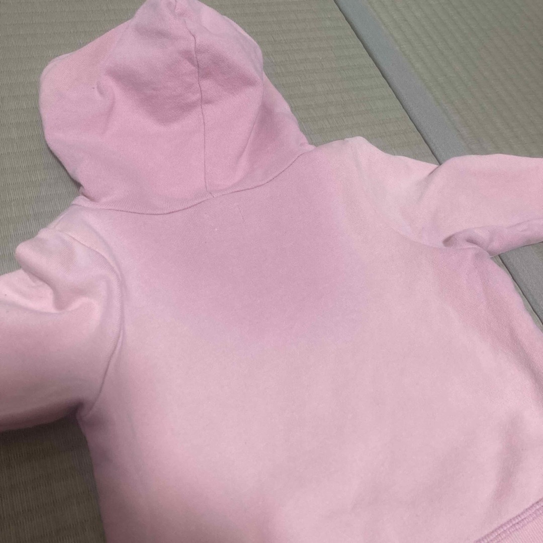 EDWIN(エドウィン)のEDWIN  パーカー　80サイズ　ピンク キッズ/ベビー/マタニティのベビー服(~85cm)(トレーナー)の商品写真