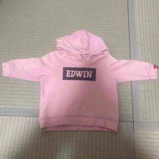 エドウィン(EDWIN)のEDWIN  パーカー　80サイズ　ピンク(トレーナー)