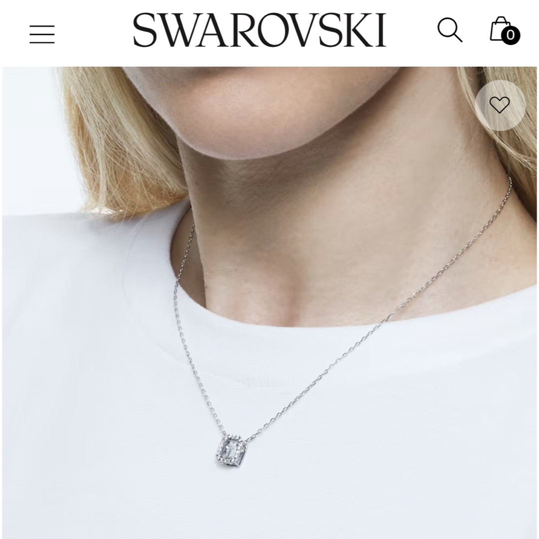 SWAROVSKI(スワロフスキー)のスワロスフキー　Millenia ペンダント　ネックレス レディースのアクセサリー(ネックレス)の商品写真