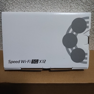 新品未使用  NEC　speed  Wi-Fi 5G X12