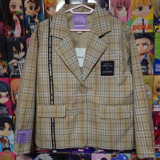 アナップガール(ANAP GiRL)の☆ ANAP アナップ  チェックテープ付ジャケット 卒園 入学 新品M 160(ドレス/フォーマル)