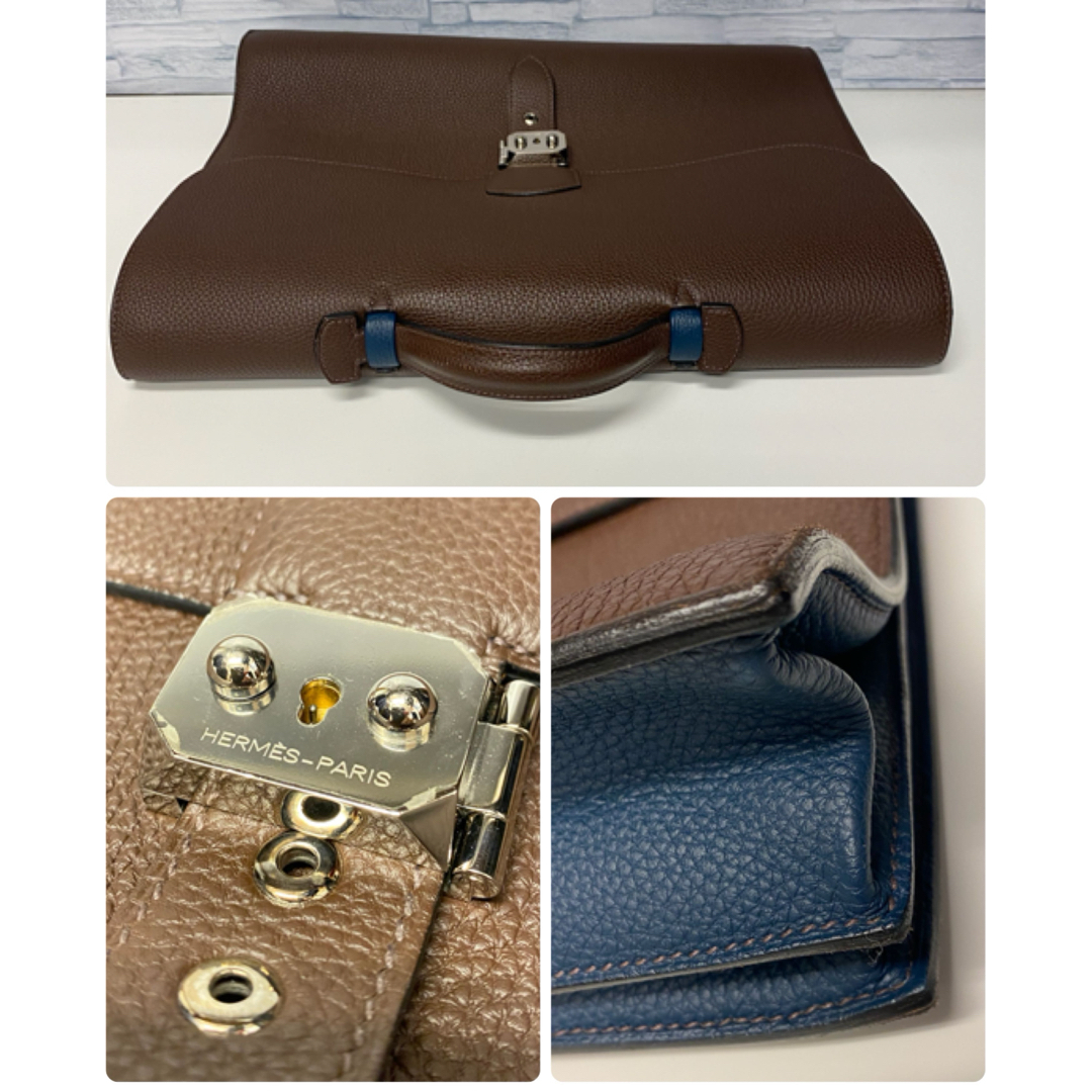 HERMES - 極美 定価104万 エルメス サックアデペッシュ38 マルチ HERMES - 極美 定価104万 エルメス サックアデペッシュ38 マルチ