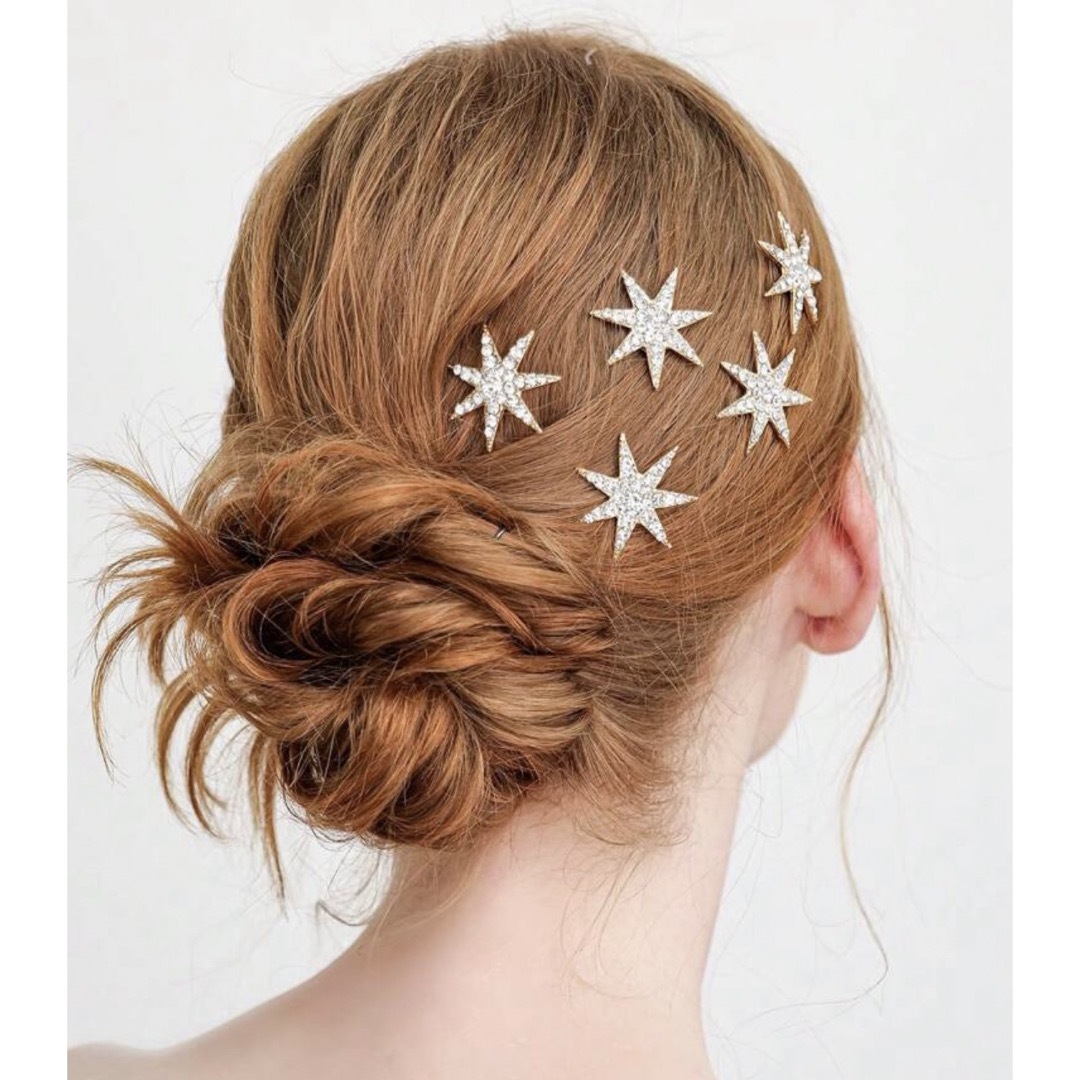 クラウン 星型ヘアアクセ 2点セット☆ レディースのヘアアクセサリー(その他)の商品写真