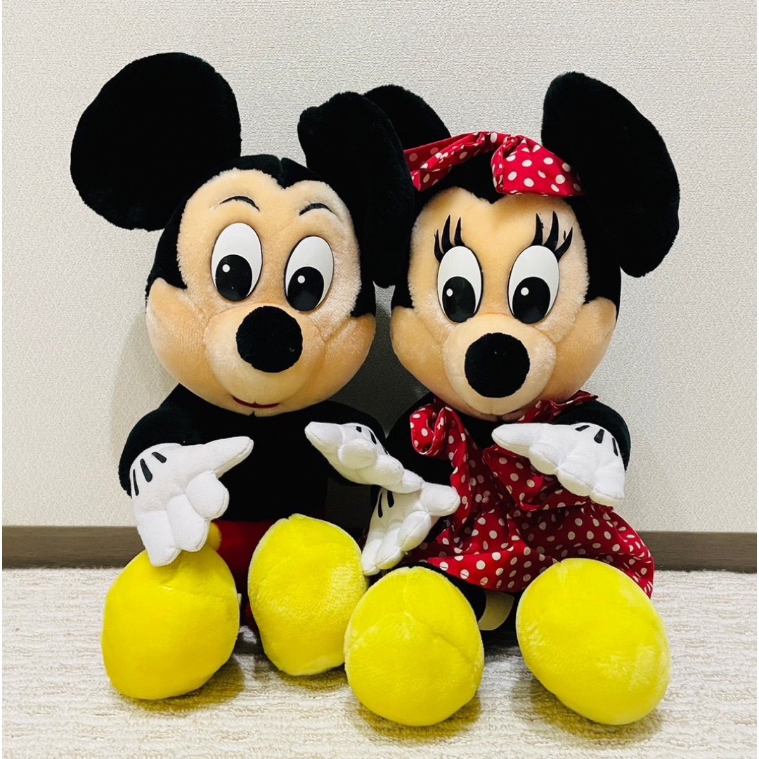 レトロ】ミッキー ミニー ペア アナハイム ぬいぐるみ【1990年 レトロ】ミッキー ミニー ペア アナハイム ぬいぐるみ【1990年