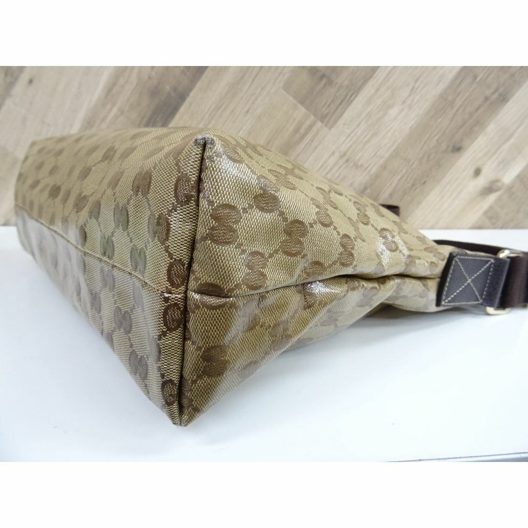 Gucci(グッチ)のM池001 / GUCCI GG柄 ショルダーバッグ コーティングキャンバス レディースのバッグ(ショルダーバッグ)の商品写真