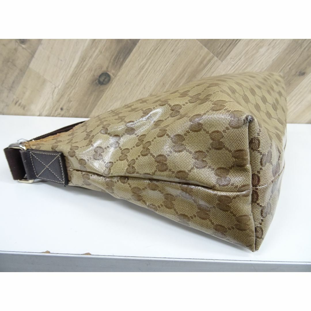 Gucci(グッチ)のM池001 / GUCCI GG柄 ショルダーバッグ コーティングキャンバス レディースのバッグ(ショルダーバッグ)の商品写真