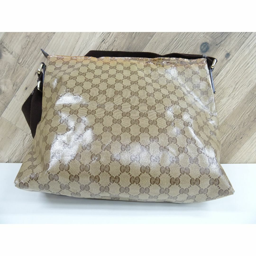 Gucci(グッチ)のM池001 / GUCCI GG柄 ショルダーバッグ コーティングキャンバス レディースのバッグ(ショルダーバッグ)の商品写真