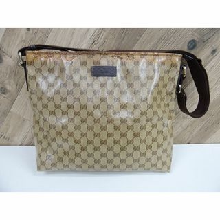 グッチ(Gucci)のM池001 / GUCCI GG柄 ショルダーバッグ コーティングキャンバス(ショルダーバッグ)