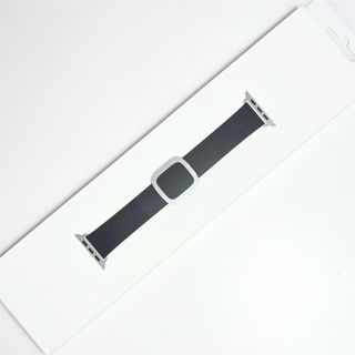 アップルウォッチ(Apple Watch)のアップル純正 アップルウォッチバンド モダンバックル 41mm M ミッドナイト(レザーベルト)