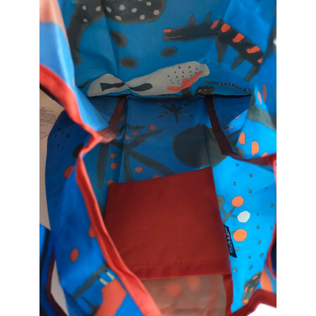 KALDI(カルディ)のカルディ エコバッグ いきものがたり ブルー レディースのバッグ(エコバッグ)の商品写真