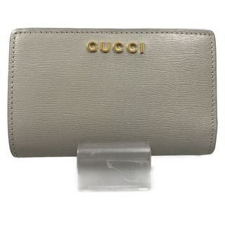 グッチ(Gucci)の##GUCCI グッチ 2つ折り財布 スクリプト ジップアラウンドウォレット 772640 ライトグレー(財布)