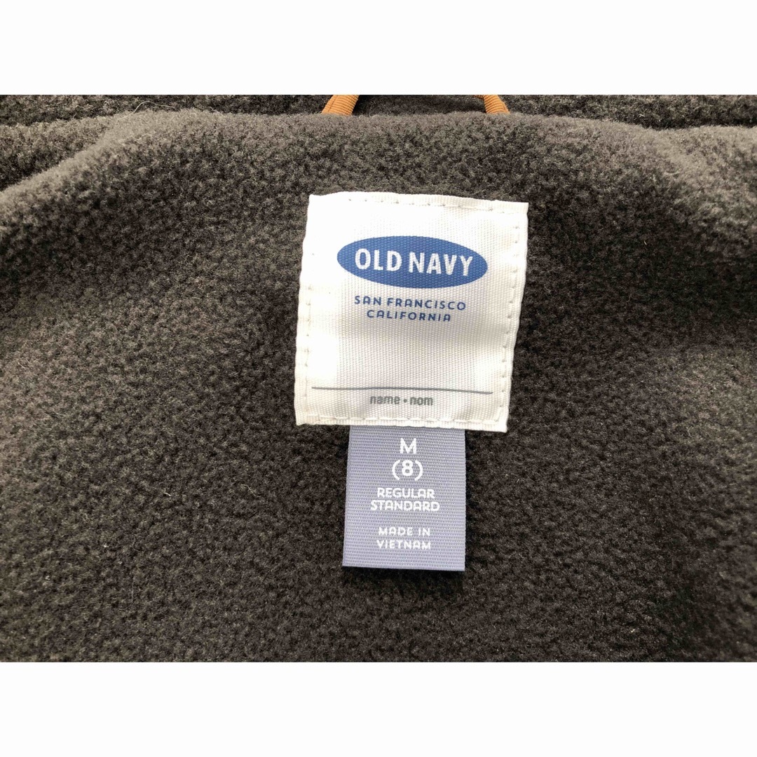 Old Navy(オールドネイビー)の★オールドネイビー★未使用★キッズ　裏フリース　リブ袖　暖かコート　M（8） キッズ/ベビー/マタニティのキッズ服男の子用(90cm~)(ジャケット/上着)の商品写真