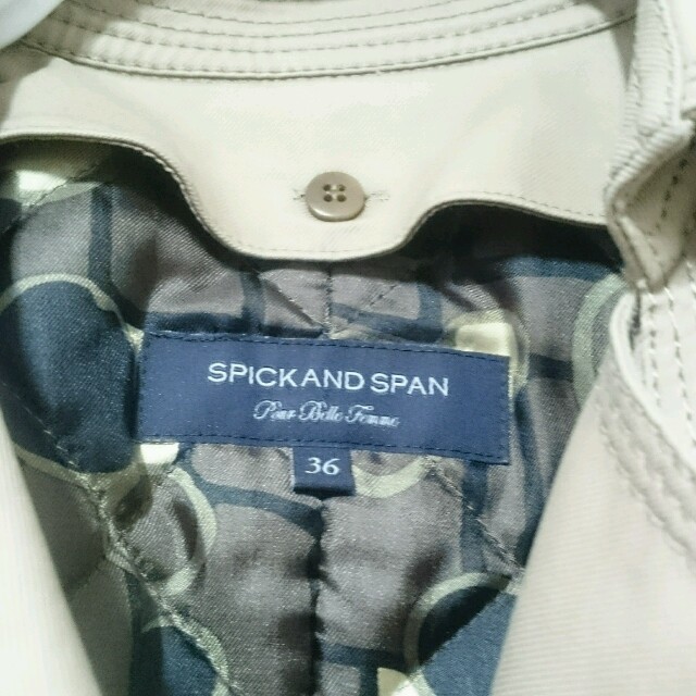 Spick & Span(スピックアンドスパン)のspick&span ベージュトレンチコート レディースのジャケット/アウター(トレンチコート)の商品写真