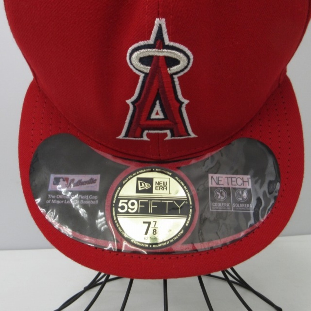 NEW ERA(ニューエラー)のニューエラ 美品 エンゼルス 帽子 ベースボールキャップ MLB 7 7/8 メンズの帽子(その他)の商品写真