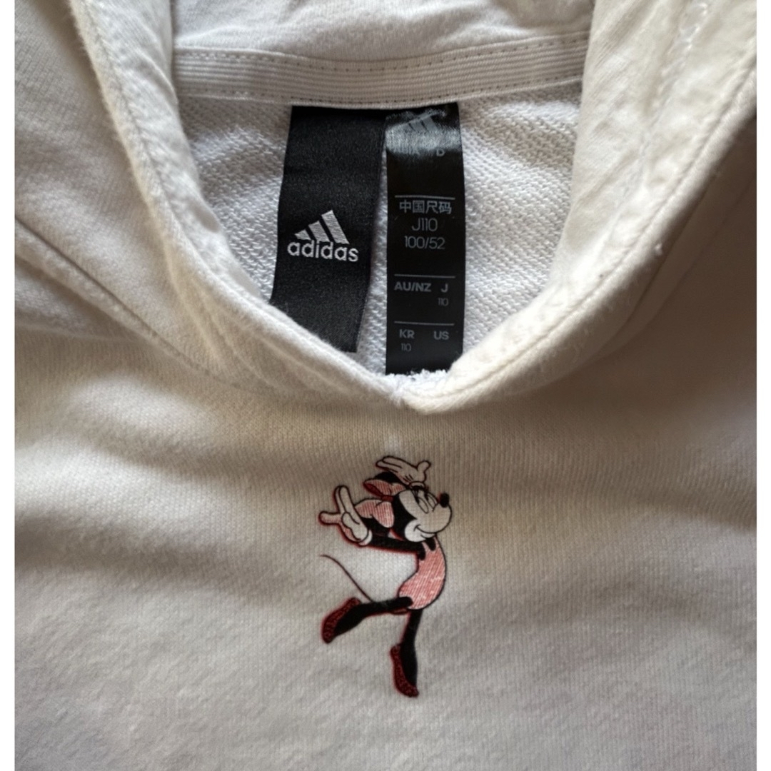 adidas(アディダス)のadidasスウェット上下　ミニー　サイズ110 キッズ/ベビー/マタニティのキッズ服女の子用(90cm~)(その他)の商品写真