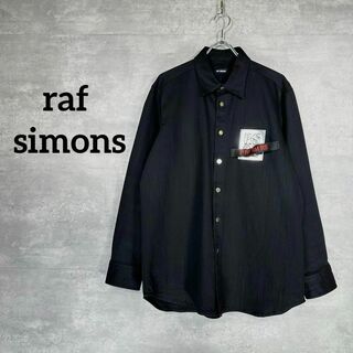 ラフシモンズ(RAF SIMONS)の『raf simons』 ラフシモンズ (L) デニムシャツジャケット(シャツ)
