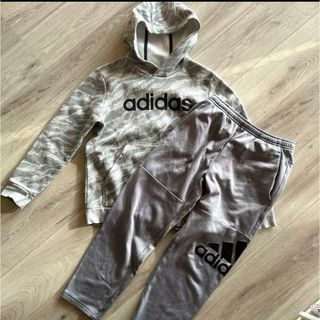 アディダス(adidas)のあったか裏起毛♡150 adidas スウェット セットアップ(Tシャツ/カットソー)