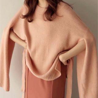 トゥデイフル(TODAYFUL)の【mideal】2way ribbon knit(ニット/セーター)