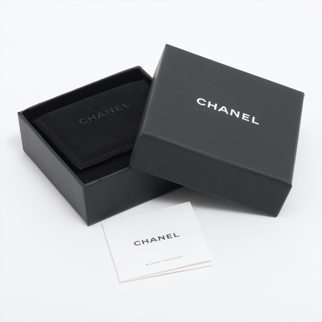 CHANEL(シャネル)のシャネル ココマーク ハート GP×ラインストーン×革  シルバー レディ ハンドメイドのアクセサリー(コサージュ/ブローチ)の商品写真