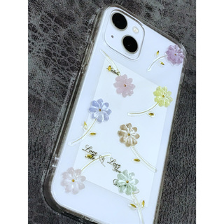 カラフルなお花のiPhoneケース(iPhoneケース)