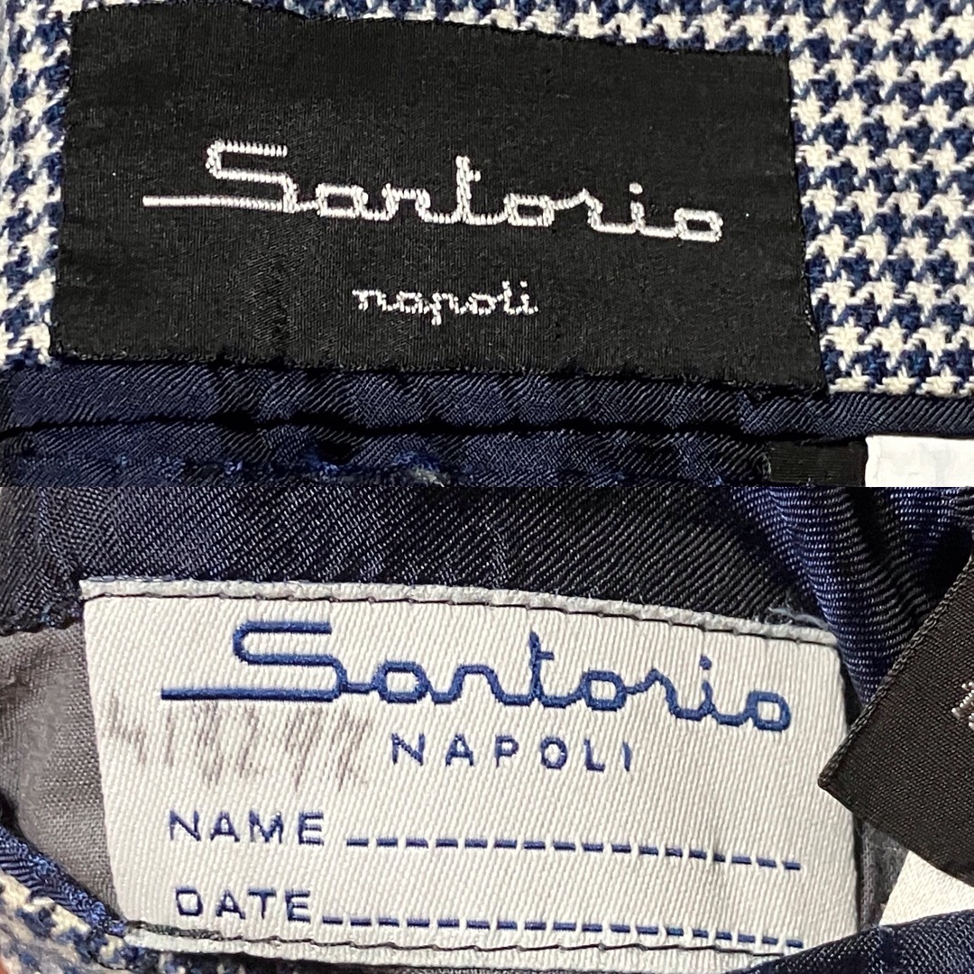 Sartorio(サルトリオ)の定価１４万　憧れのサルトリオ　千鳥格子　ウール100%ジャケット　ビームス別注品 メンズのジャケット/アウター(テーラードジャケット)の商品写真